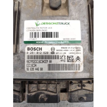 Recambio de centralita motor uce para citroën berlingo 1.6 16v hdi referencia OEM IAM 9659614980  