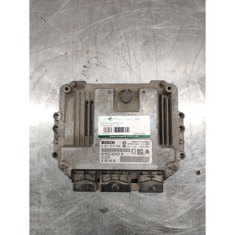 Recambio de centralita motor uce para citroën berlingo 1.6 16v hdi referencia OEM IAM 9659614980 3