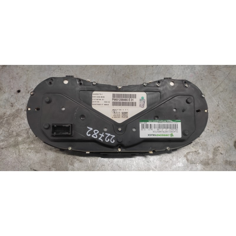 Recambio de cuadro instrumentos para peugeot 307 (s1) xs referencia OEM IAM 9651299480 2