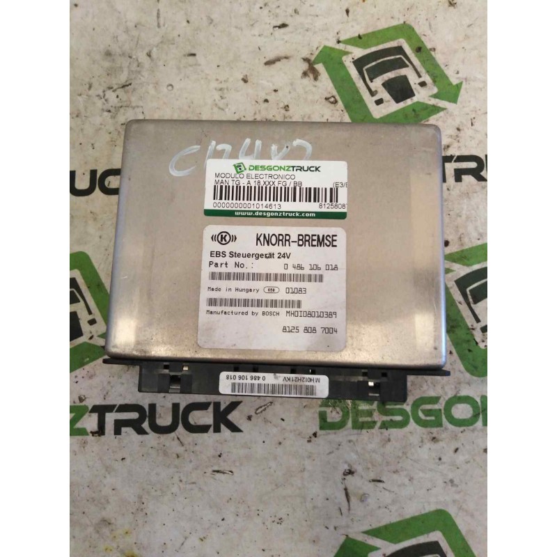 Recambio de modulo electronico para man tg - a 18.460 fg / bb (e3/e4) l referencia OEM IAM 81258087004 0486106018 CENTRALITA EBS - Gris