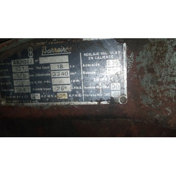 Recambio de motor completo para barreiros trucks . . referencia OEM IAM A60H002  