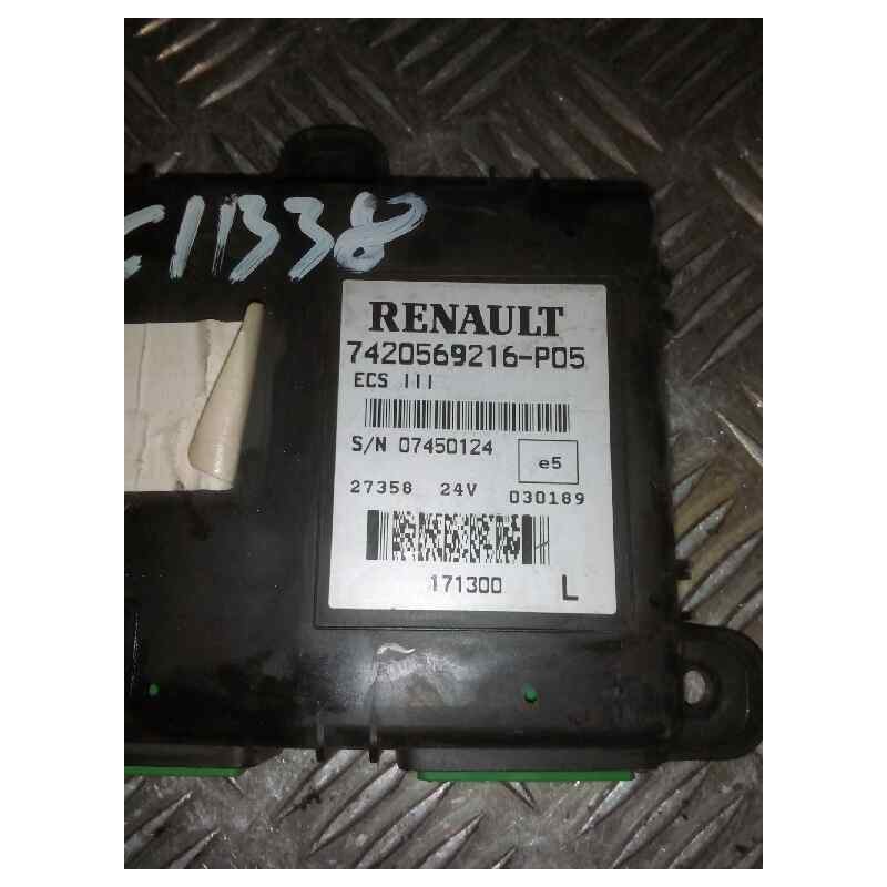 Recambio de modulo electronico para renault premium route 2006 fas 4x2 larga distancia referencia OEM IAM 7420569216  CENTRALITA 2