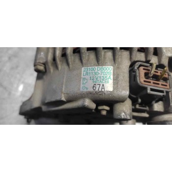 Recambio de alternador para renault mascott fg 120. 35/55/65 cabina individual referencia OEM IAM 23100DB000  