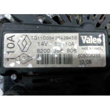 Recambio de alternador para renault clio ii fase ii (b/cb0) authentique referencia OEM IAM 8200386806 605008285 