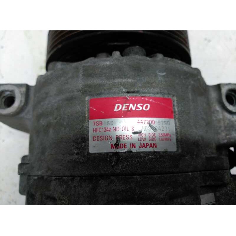 Recambio de compresor aire acondicionado para bmw serie 7 (e38) 750i automático referencia OEM IAM  DENSO - Negro 4