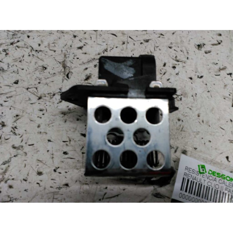 Recambio de resistencia calefaccion para renault clio ii fase ii (b/cb0) authentique referencia OEM IAM 2