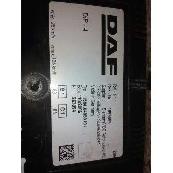 Recambio de cuadro instrumentos para daf serie cf85.xxx ab06 fsa 4x2 tráfico urbano referencia OEM IAM 1699396 155404050101 