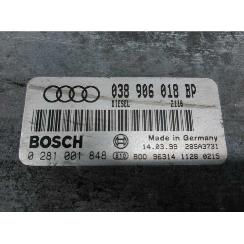 Recambio de centralita motor uce para audi a3 (8l) 1.9 tdi ambiente referencia OEM IAM 038906018BP 0281001848 - Azul 2