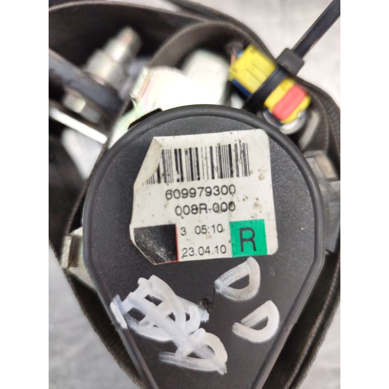 Recambio de cinturon seguridad delantero derecho para dacia duster ambiance 4x2 referencia OEM IAM 609979300 - Gris 3