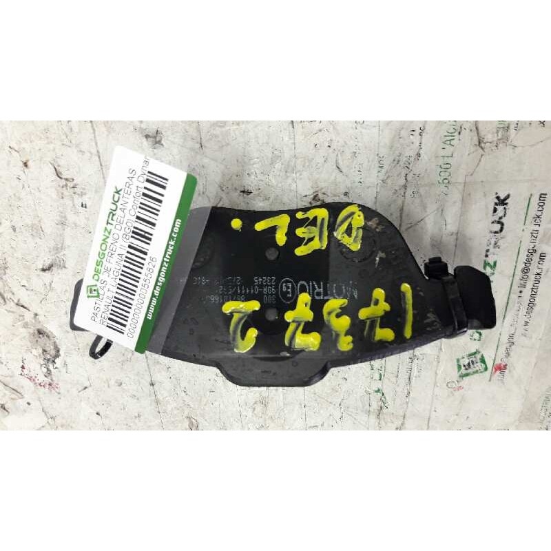 Recambio de pastillas de freno delanteras para renault laguna ii (bg0) confort dynamique referencia OEM IAM - Gris 2
