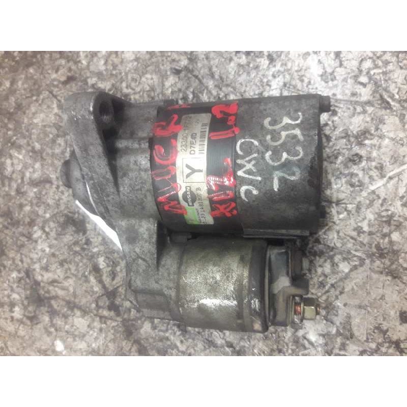 Recambio de motor arranque para nissan micra (k12e) acenta referencia OEM IAM 233001F772 D7E40 8 DIENTES 2