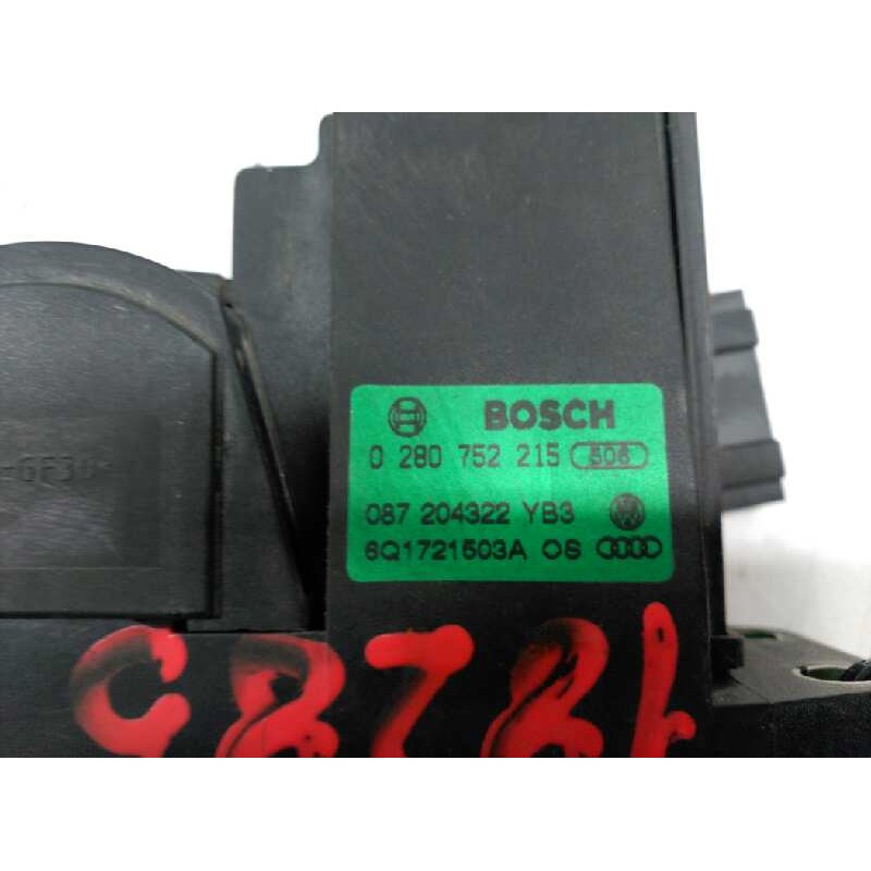 Recambio de potenciometro pedal para skoda fabia (6y2/6y3) classic referencia OEM IAM 6Q11721503A 0280752215 - Rojo 4