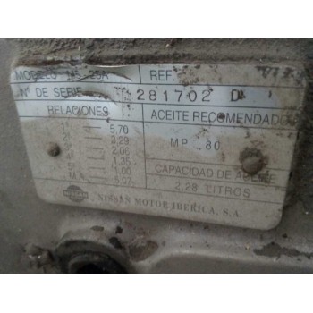 Recambio de caja cambios para nissan trucks l80.09 bomba rotativa con compresor referencia OEM IAM M525A 281702 