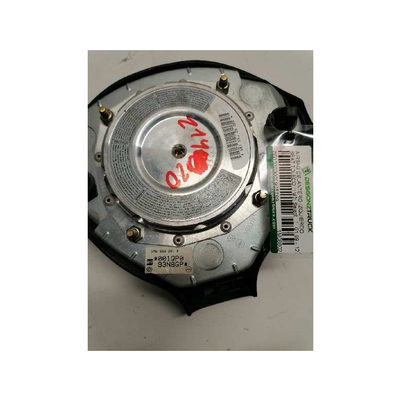 Recambio de airbag delantero izquierdo para seat toledo (1m2) select referencia OEM IAM 1M0880201K - Blanco 3