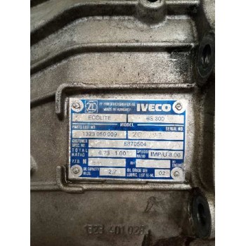 Recambio de caja cambios para iveco daily caja abierta / volquete 2.8 diesel cat referencia OEM IAM 6S300 8870504 1323050009