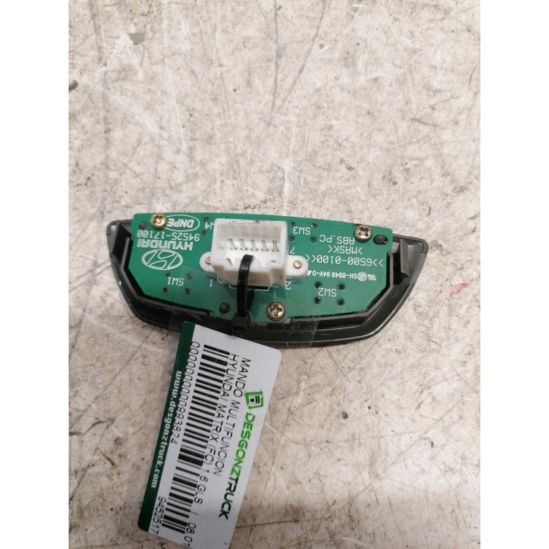 Recambio de mando multifuncion para hyundai matrix (fc) 1.6 gls referencia OEM IAM 9452517100 7 PINS - Gris 2