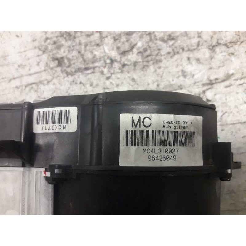 Recambio de cuadro instrumentos para chevrolet kalos 1.2 s (d/a) referencia OEM IAM MC4L310027 96426049 MC071 - Negro 2