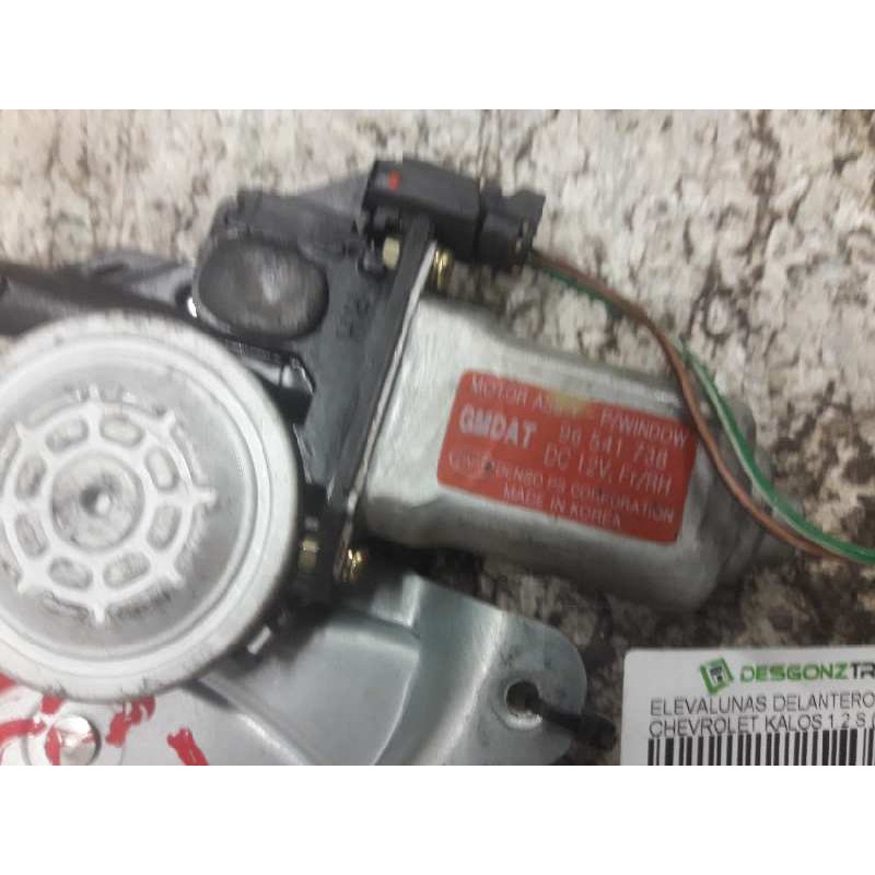 Recambio de elevalunas delantero derecho para chevrolet kalos 1.2 s (d/a) referencia OEM IAM 96541738 DENSO - Negro 2