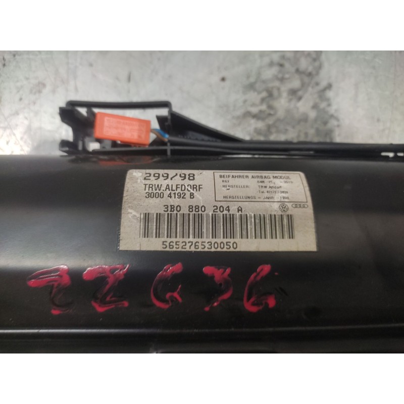 Recambio de airbag delantero derecho para volkswagen passat berlina (3b2) comfortline referencia OEM IAM 3B0880204A - Azul 4