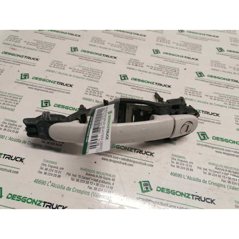 Recambio de maneta exterior delantera derecha para seat toledo (1m2) select referencia OEM IAM 3B0837885 - Blanco 2