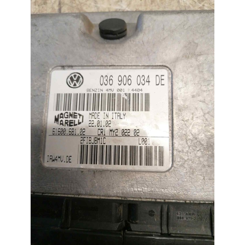 Recambio de centralita motor uce para volkswagen polo (9n1) highline referencia OEM IAM  6160068102 - Azul 2