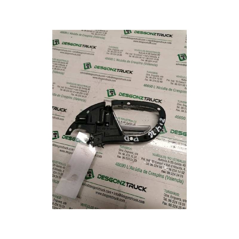 Recambio de maneta interior delantera derecha para seat toledo (1m2) select referencia OEM IAM 1M0837114 - Blanco 2