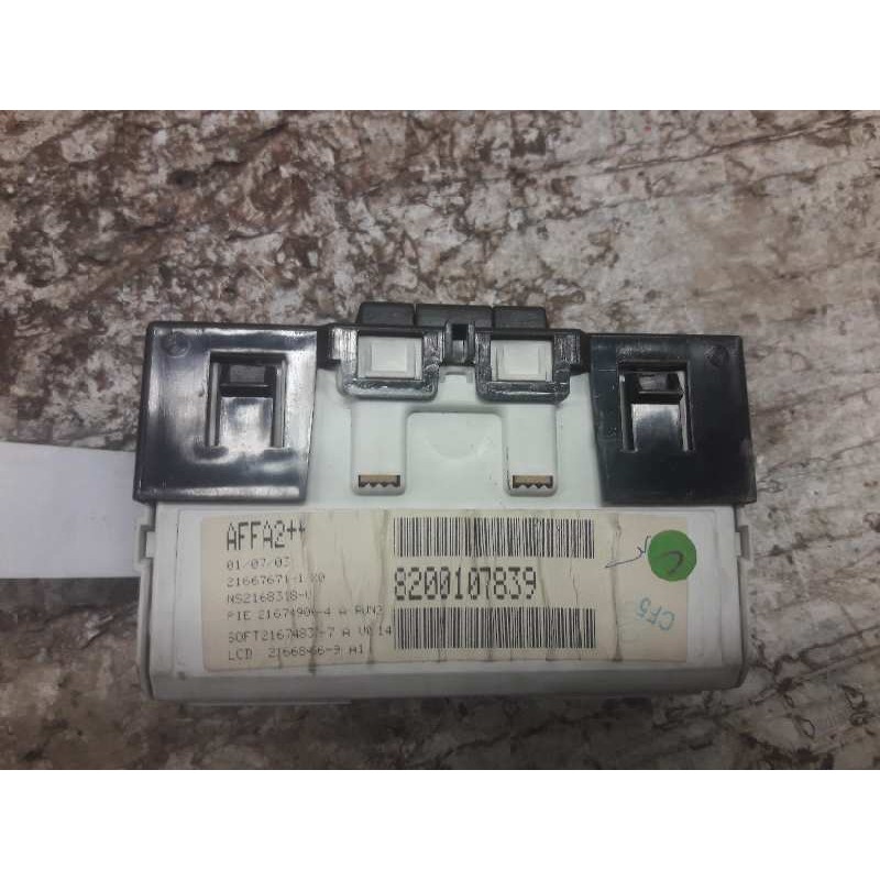 Recambio de pantalla multifuncion para renault megane ii berlina 5p confort authentique referencia OEM IAM 8200107839 216676711X - Negro 3