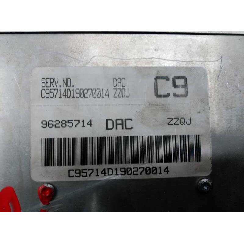 Recambio de centralita motor uce para daewoo nubira berlina 1.6 cat referencia OEM IAM 96285714 4