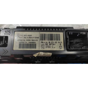 Recambio de mando climatizador para peugeot 407 st sport pack referencia OEM IAM 96573322YW  