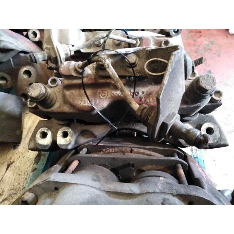 Recambio de pinza freno delantera izquierda para iveco eurocargo chasis  (typ 75 e 14) tráfico urbano referencia OEM IAM 225761 - Blanco 2