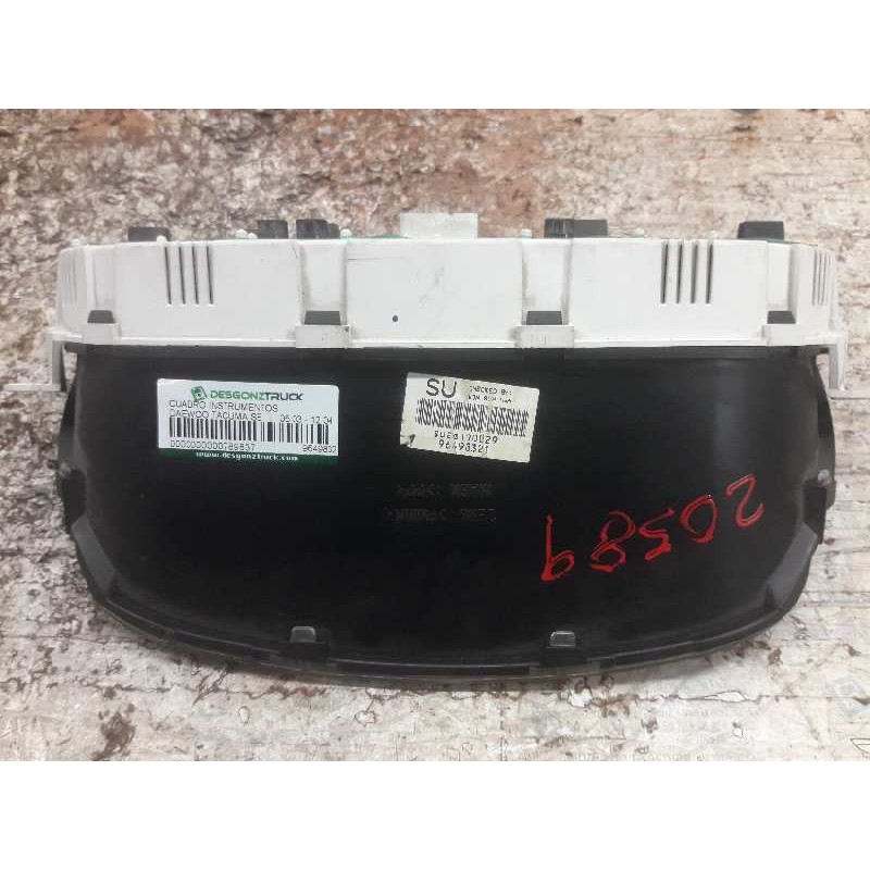 Recambio de cuadro instrumentos para daewoo tacuma se referencia OEM IAM 96498321 SU2G190029 - Verde 2