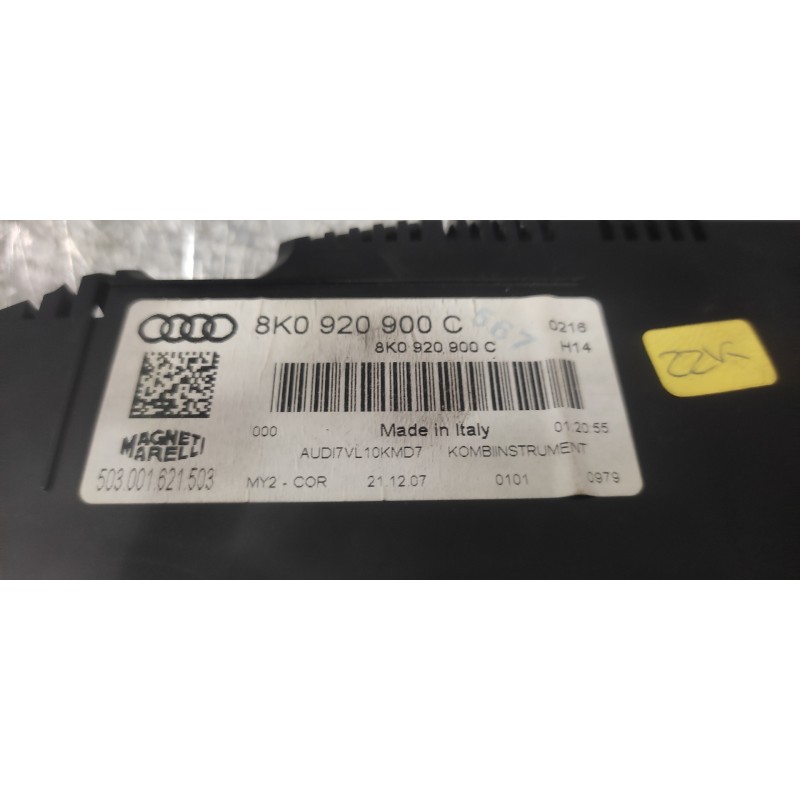 Recambio de cuadro instrumentos para audi a4 ber. (b8) básico referencia OEM IAM 8K0920900C 3