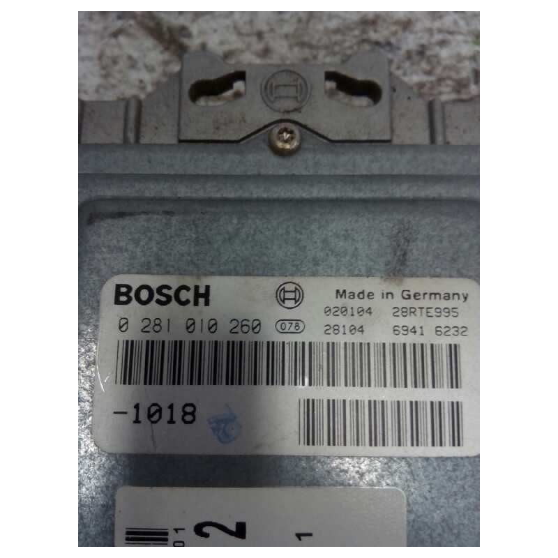 Recambio de modulo electronico para man m 2000 l 15.284 e2 fki lk 15.284 e 2 compacto referencia OEM IAM 0281010260 BOSCH CENTRA - Blanco 2