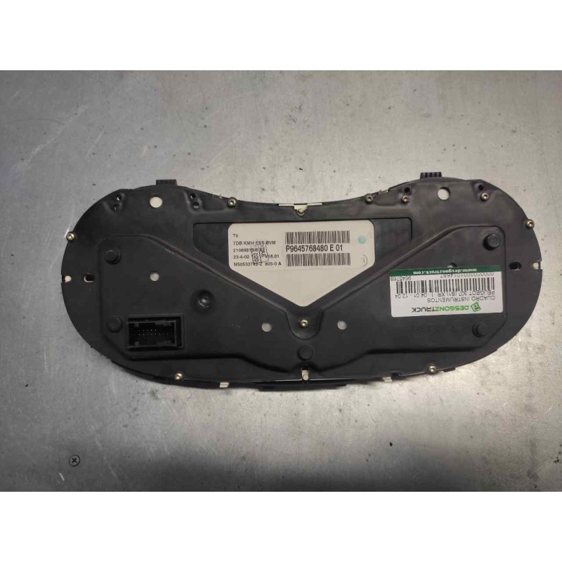 Recambio de cuadro instrumentos para peugeot 307 (s1) xr referencia OEM IAM 9645768480 216698150 NS0533742Z - Azul 2