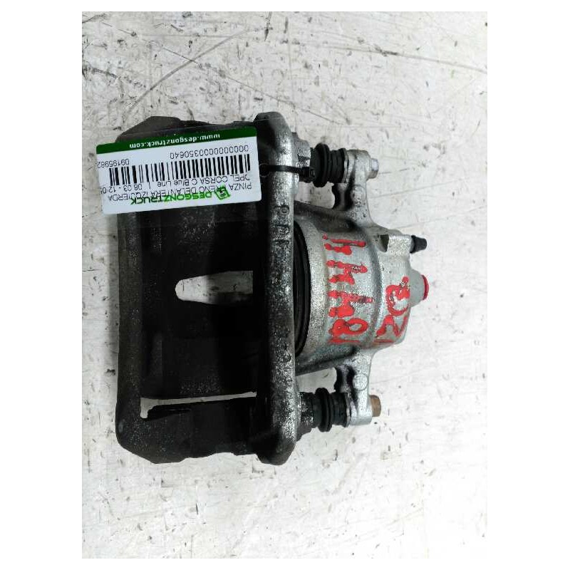 Recambio de pinza freno delantera izquierda para opel corsa c blue line referencia OEM IAM 09195982 - Azul 3