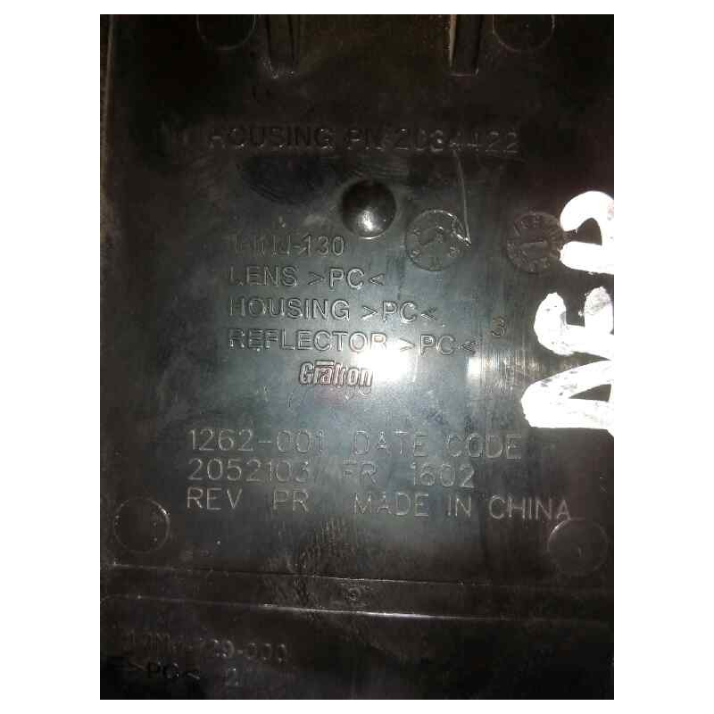 Recambio de piloto lateral derecho para scania serie p/g/r (c-clase) 12.7 diesel referencia OEM IAM 2034422 2052103 - Blanco 3