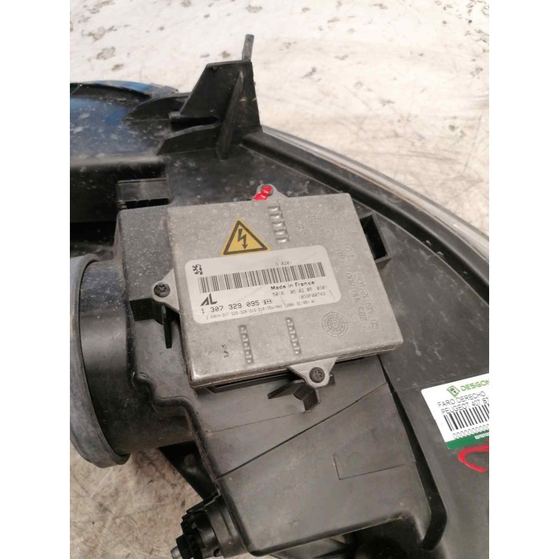 Recambio de faro derecho para peugeot 407 st sport pack referencia OEM IAM   9 PINS - Negro 3