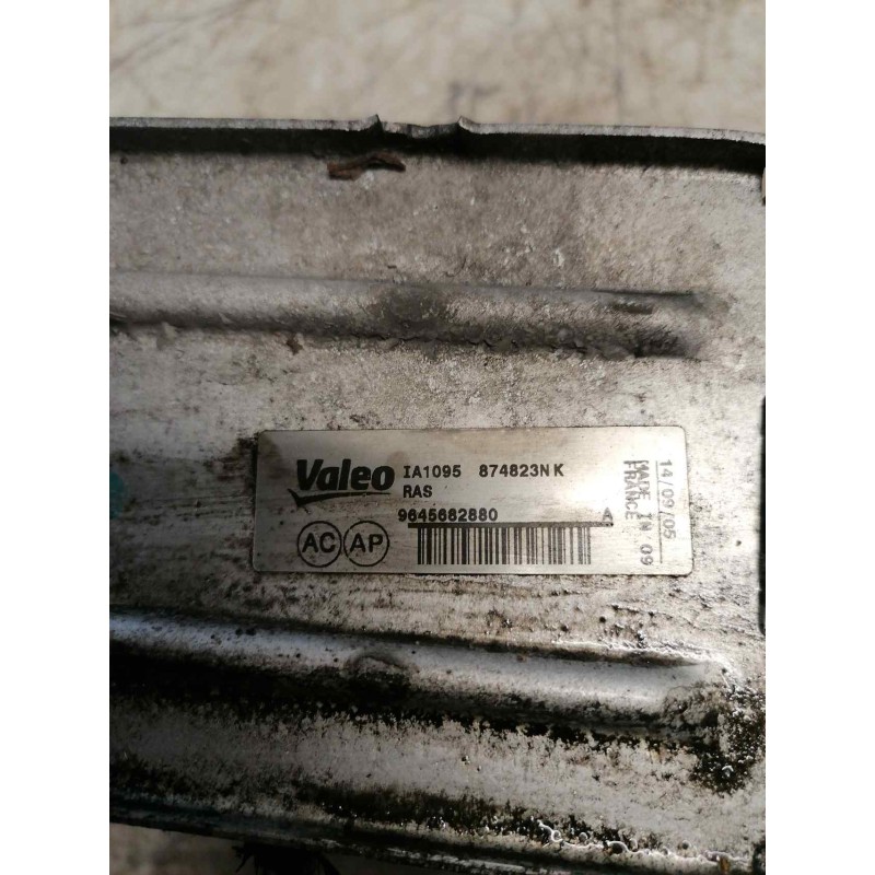 Recambio de intercooler para peugeot 407 st sport pack referencia OEM IAM 9645682880 - Negro 2