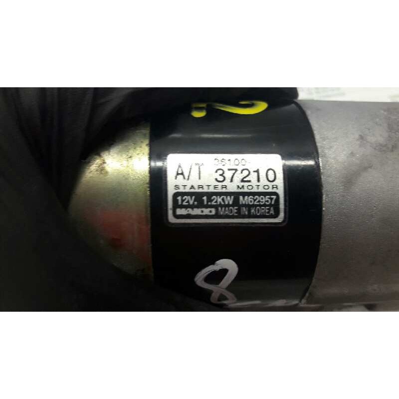 Recambio de motor arranque para hyundai santa fe (sm) 2.7 gls 4x4 referencia OEM IAM 3610037210 8 DIENTES 3