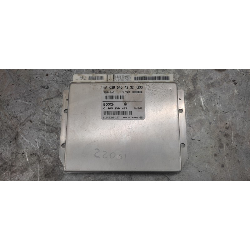 Recambio de centralita abs para mercedes-benz clase a (w168) 1.7 cdi diesel cat referencia OEM IAM 0265109477 0295454232 