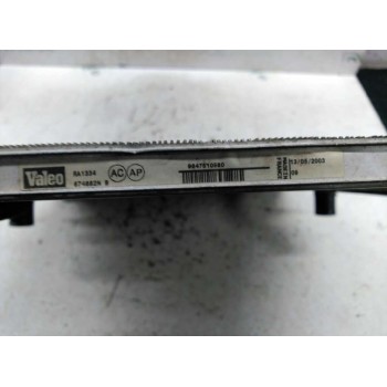 Recambio de radiador agua para peugeot 206 berlina xs referencia OEM IAM 9647510580 1330H5 