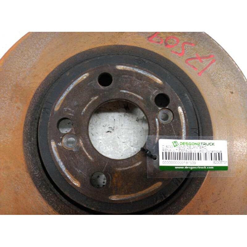 Recambio de disco freno delantero para renault espace iv (jk0) dynamique referencia OEM IAM 8200570191 - Azul 2