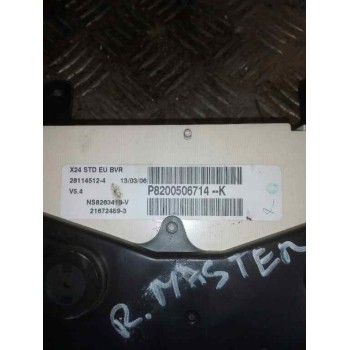 Recambio de cuadro instrumentos para renault master t 35 referencia OEM IAM P8200506714  