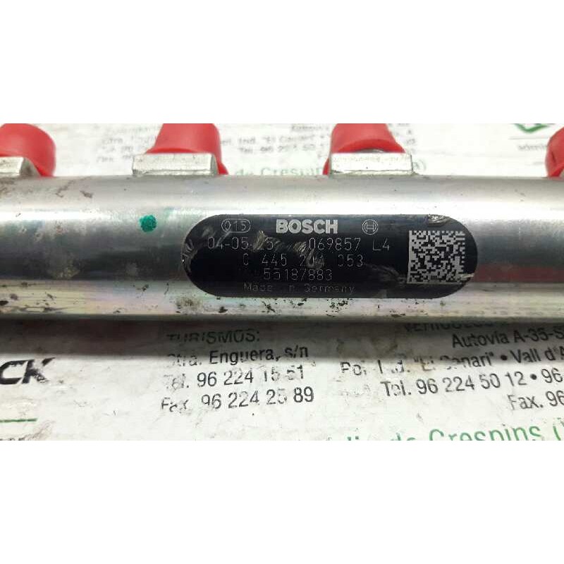 Recambio de rampa inyectora para fiat doblo (119) 1.9 jtd elx / dynamic referencia OEM IAM 0445204053 - Rojo 2