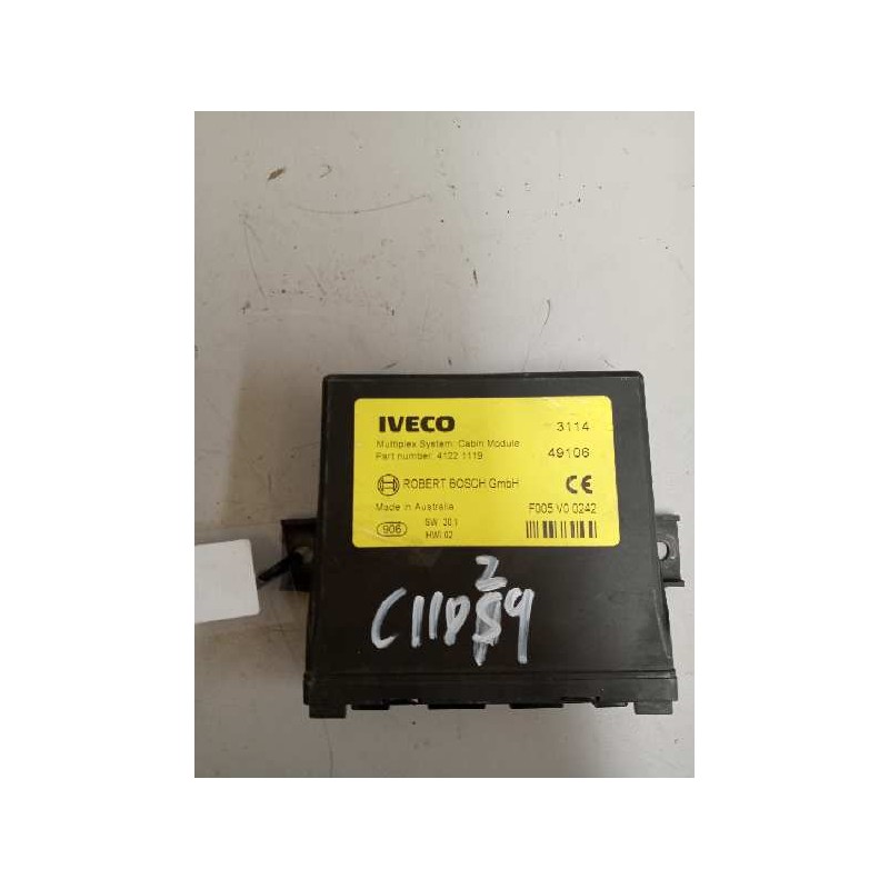 Recambio de modulo electronico para iveco stralis (as) fsa t / p 4x2 gran espacio referencia OEM IAM 41221119 SW20.1 