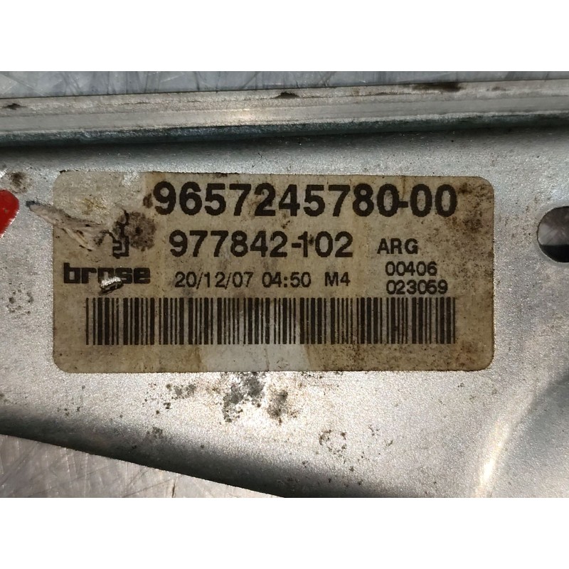 Recambio de elevalunas trasero izquierdo para peugeot 308 confort referencia OEM IAM 965724578000 - Negro 2