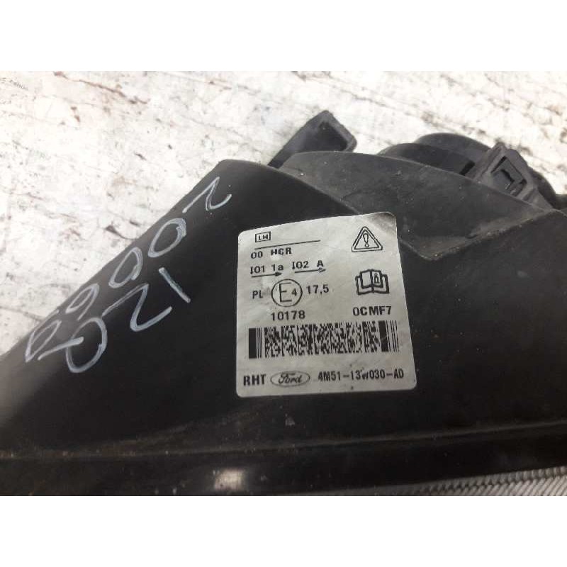 Recambio de faro izquierdo para ford focus berlina (cap) ghia referencia OEM IAM 4M5113W030AD - Blanco 2