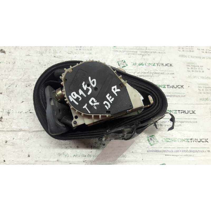 Recambio de cinturon seguridad trasero derecho para renault kangoo (f/kc0) authentique referencia OEM IAM - Blanco 2