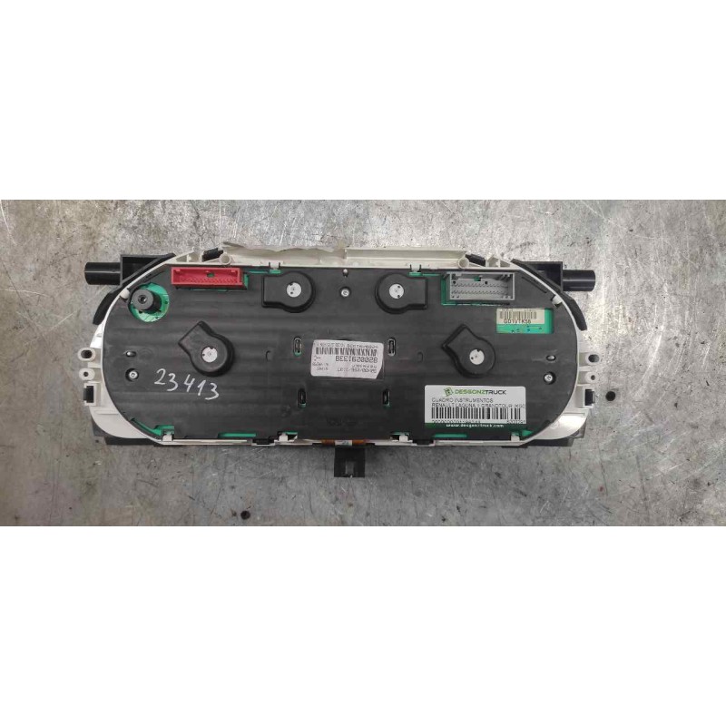 Recambio de cuadro instrumentos para renault laguna ii grandtour (kg0) initiale referencia OEM IAM 8200291338 - Negro 2