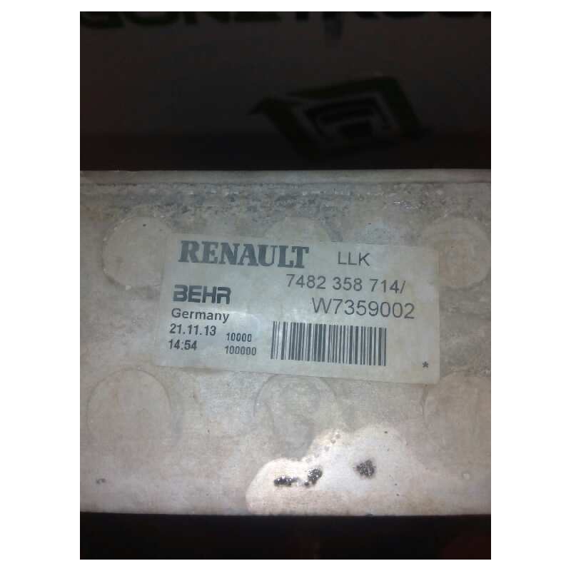 Recambio de intercooler para renault premium route 2006 fas 4x2 larga distancia referencia OEM IAM 7482358714 VV7359002 - Rojo 2